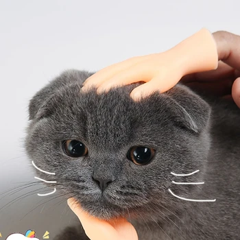 Palmių Formos Juokingi Mini Rankas Kūrybos Piršto Pristatomos Vaikiškos Lovelės Mažų Vertus Erzinti Kitten Katėms