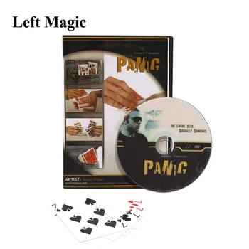 Panikos Pateikė Aaron Fisher (Gudrių Ir DVD) - Magija Gudrybės Kortelės Mentalism Magija Etape Arti Priedai Iliuzijų Šalies Magija