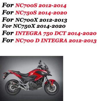 Paslysti ant Motociklo Išmetimo Pabėgti iš Nerūdijančio Plieno, Priekiniai Artimųjų Nuorodą Vamzdis, Honda NC700 NC700X NC750 NC750X NC750S GKT Integra
