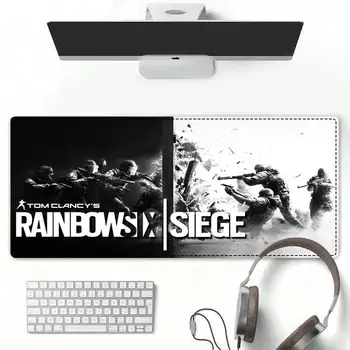 Patvarus Rainbow Six Apgulties Žaidimų Pelės Mygtukai Žaidėjus Klaviatūros Maus Pad Stalas Pelės Kilimėlis Žaidimas Reikmenys Overwatch