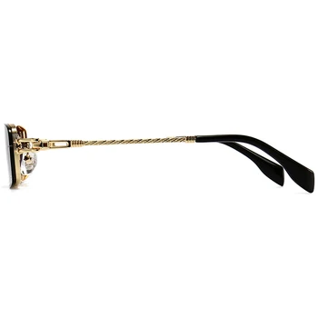 Peekaboo maža stačiakampio formos akiniai nuo saulės vyrams uv400 full metal vyrų retro saulės akiniai moterims 2022 mėlyna ruda dropshipping