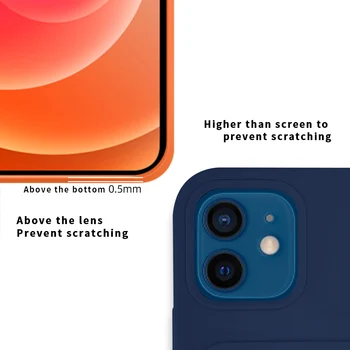 Pirmoji kortelė, maišelis minkštas silikoninis prabanga telefono dėklas Skirtas iPhone 11 12 Pro Max mini 7 8 Plius XR X XS atsparus smūgiams Atveju protector Cover