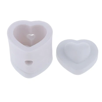 Plastikiniai Amatų Odos Pelėsių 30mm Mažas Širdies Formos Pelėsių 