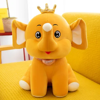 Pliušiniai Žaislai vaiko Kambarys Dekoratyvinis iškamša Dramblys Lėlės Slepping Kawaii Vaikai Plushiies Žaislas