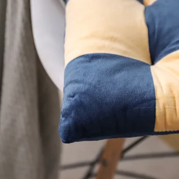 Pliušinis Grotelės Sėdynės Pagalvėlės Mados Pledas Spausdinti Tatamio Namų dekoro Sofa Mesti pagalvę Nešiojamų Biuro Kėdė Kilimėlis Automobilio Sėdynės Pagalvėlę