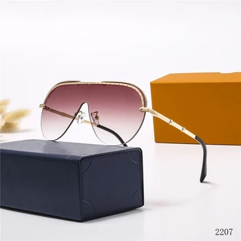 Prabangių Vyrų Akiniai nuo saulės Moterims 2020 Naujas Negabaritinių Vienas Gabalas Prekės Sunglass Metalo Didelis Rėmas Atspalvių UV400 Oculos Gafas de sol Oculos