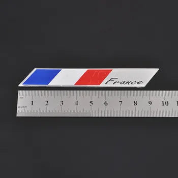 Prancūzijos Vėliava Automobilių Lipdukai Prancūzija Logotipas Ženklelis, Motociklų Lipdukas, Skirtas BMW Ford Peugeot Audi Citroen Auto Optikos Reikmenys