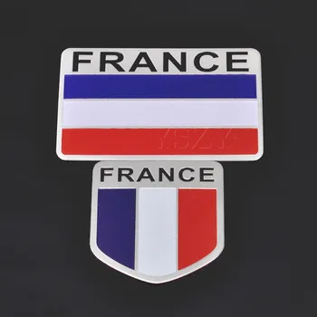 Prancūzijos Vėliava Automobilių Lipdukai Prancūzija Logotipas Ženklelis, Motociklų Lipdukas, Skirtas BMW Ford Peugeot Audi Citroen Auto Optikos Reikmenys
