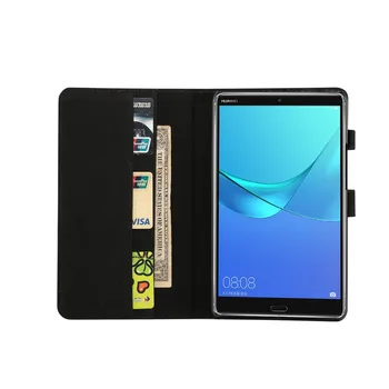 Premium Odos Atveju Huawei Mediapad M5 8 8.4 SHT-W09 SHT-AL09 Tablet Smart Atveju, Huawei Mediapad M5 8 8.4 Padengti Funda