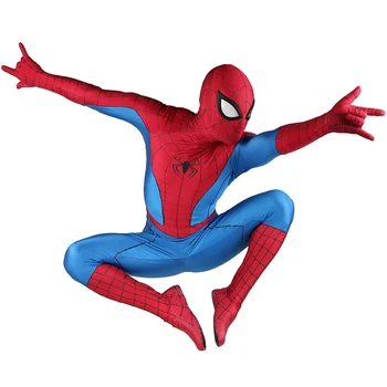 PS4 KLASIKINIS Peter Parker Cosplay Kostiumų Zentai Helovinas Kostiumas SuperHero Bodysuit Jumpsuit CatSuits Išgalvotas Suaugusiems/Vaikams