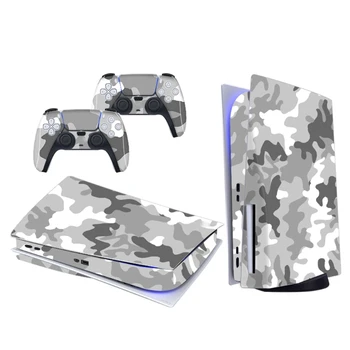 PS5 Disko Leidimas Odos Lipdukas Apsaugos Decal Playstation5 Žaidimų Konsolės Ir 2 Kontroleriai