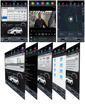 PX6 Tesla Stilius android 9.0 automobilio radijo, gps dsp grotuvo Ford F250 Ranger 2011 2012 2013 2016 m. su 4+64G WIFI USB