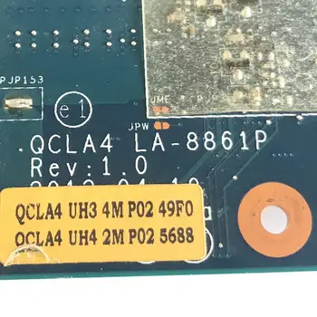 QCLA4 LA-8861P BA59-03397A pagrindinės plokštės Samsung NP350 NP350V5C 350V5X nešiojamas plokštė HD4000 HD7670M Pagrindinės plokštės visiškai išbandytas