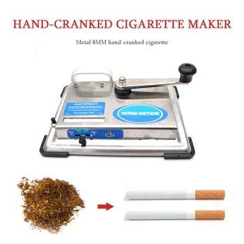 Rankinis Cigarečių Valcavimo Mašinos, Nerūdijančio Plieno, Ranka Sukamas Tabakas Roller Maker Cigarečių Purkštuvas Rūkymo Reikmenys