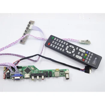 Rinkinys B133XTN01.0/B133XTN01.5 1366x768 Ekrano nuotolinio Valdiklio plokštės LCD LED 40pin VGA panel Audio USB HDMI TV AV LVDS 13.3