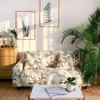 Ruožas sofa raštas gėlių spausdinti sofa apima gyvenamasis kambarys sofos dangtelio kampe sofa slipcover L formos