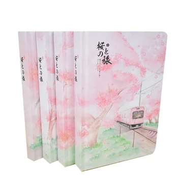 Sakura mergina sąsiuvinis Spalva vidinis puslapis Planuotojas 