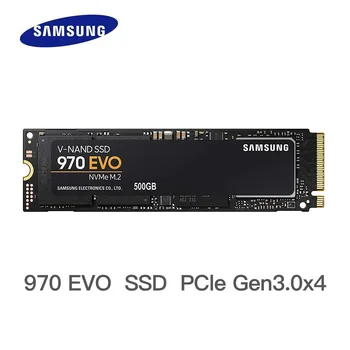 Samsung 970 EVO SSD 500GB Iki 3400 MB/s M. 2 NVMe Sąsaja su V-NAND Technologiją PCle Gen3.0x4 Darbalaukio Sąsiuvinis SSD