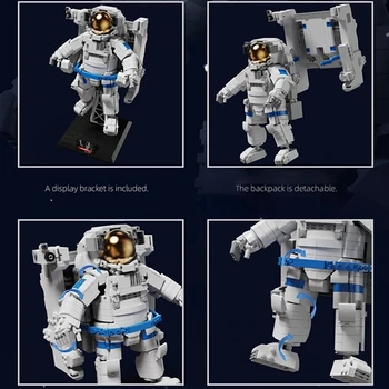 Sandėlyje SS Miesto Maršrutiniai Palydovinės Kosminės Stoties Astronautas Saturnas Blokai Astronautas Duomenys Plytos Vaikų Žaislai Dovana