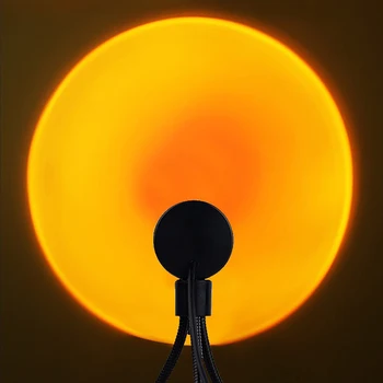 Saulėlydžio Projekcija Lempa USB Vaivorykštė 
