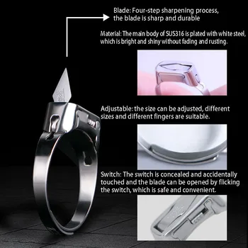 Savarankiškai gynybos žiedas vyrams ir moterims nerūdijančio plieno mados vilkas žiedas išgyvenimo apsaugos produktų