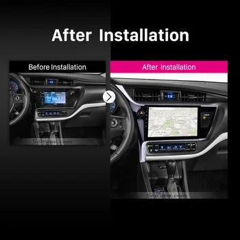 Seicane 2Din Android 9.1 Automobilio Radijo 2017 M. Toyota Corolla(Kairėje Ratai) GPS Multimedia Player Touchscreen Galvos Vienetas Stereo