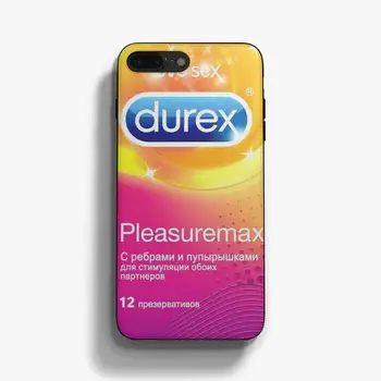 Seksualus Prezervatyvas Markės Durex Dėžutės Telefono dėklas Fundas Korpuso Dangtelis, Skirtas 
