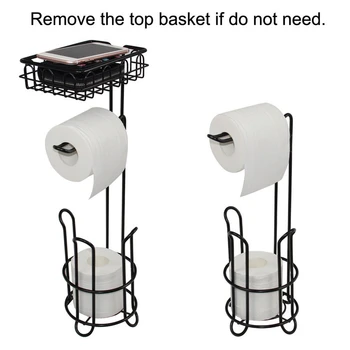 SKTN Grindų metalo audinių laikiklis laikymo dėžutės tualetinio popieriaus laikiklis vertikalus saugojimo krepšys ketaus vonios kambarys aparatūra