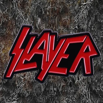 Slayer Emalio Pin Thrash Metalo Grupė Ženklelis
