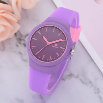 Sporto Žiūrėti Ponios Kieto Modelio Laikrodis Laikrodis Silikono Dirželis Mados Moterų Laikrodžiai Atsitiktinis Silikoninis Laikrodis siųsti Dovana