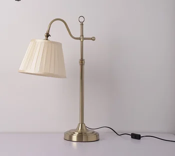 Stalo Lempos JAV Stiliaus stalinės Lempos Už Kambarį Skaitymo Šviesos diodų (Led) Lemputė E27 Metalo Apšvietimo Senovinių Stalo Lempa