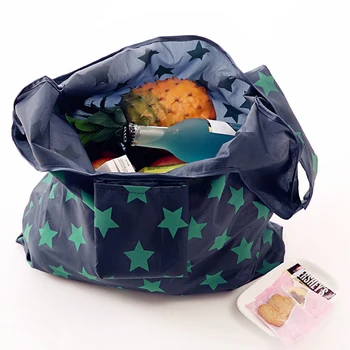 Sulankstomas daugkartinio naudojimo pirkinių krepšys daugkartinio naudojimo saugojimo krepšiai kelionės virtuvės Buitinė sulankstomas pirkinių krepšys