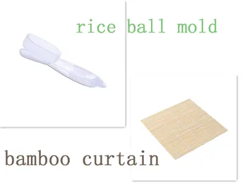 Suši Pelėsių Formavimo Priemonės, Ryžių Kamuolys Maker Bambuko Geležinkelių Kilimėlis 