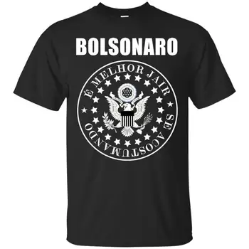 T Marškinėliai Mados Black T-Shirt Bolsonaro 2019 Melhor Jair Se Acostumando T-Marškinėliai Mens T Shirts