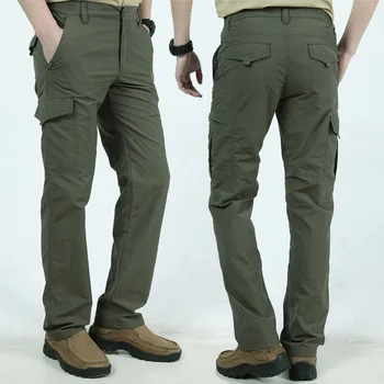 Tactical Kelnes Vyrams Rudenį Atsitiktinis Kariuomenės Karinių Mens Kelnės Cargo Kelnės Lauko Sporto Quick Dry Kelnės Poilsiu Vyrų Apačioje