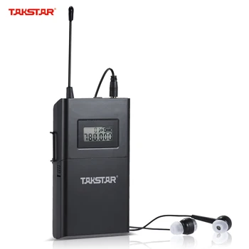 Takstar WPM-200 UHF Wireless stebėjimo Sistemos 50m Perdavimo In-Ear Stereo laisvų Rankų įrangos Ausinių Siųstuvas, Imtuvas, LCD 6 Kanalų