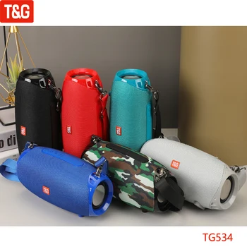 T&G TG534 Portable Bluetooth Speaker Belaidžio Bosinė Kolonėlė Vandeniui Lauko USB Garsiakalbių Parama AUX TF žemų dažnių Garsiakalbis