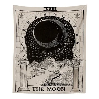 Taro Gobelenas Mėnulis, Žvaigždės, Saulės Mozaiką Viduramžių Europoje Būrimą Gobelenas Sienos Kabo Paslaptingas Sienos Gobelenas Namų Dekoro