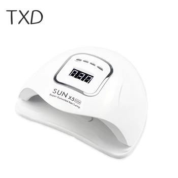TDX Sunx5 Max LED Šviesos Nagų Dailės Džiovintuvas LED UV Auto Jutimo Nagų Dailės Priemonių Ledo Šviesos Džiovinimo Gelio Poliravimo Laikmatis