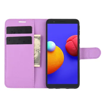 Telefonas, Odinis dėklas, Skirtas Samsung Galaxy A01 Apversti Piniginės Atveju 
