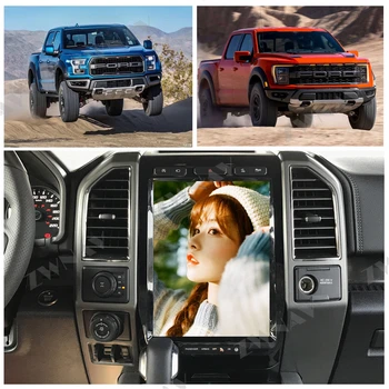 Tesla Ekranas Android Navigacijos m. 2016 M. 2017 m. 2018 m. 2019 M. Ford F150 Multimedia, GPS Galvos Vienetas Auto Audio Stereo Radijo Imtuvas