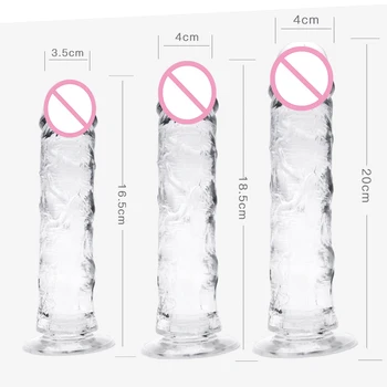 Tikroviškas dildo su siurbtuko ultra-minkštas tpe dirbtinės varpos moterų sekso žaislas Moterų masturbacija massager