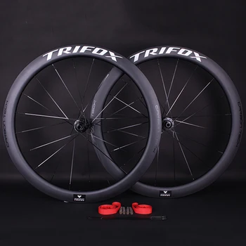 TRIFOX kniedė, skirta anglies ratlankio Diskiniai Stabdžiai/Greitai atleiskite 700c Road Bike Aširačio Kokybės Anglies Ratlankio Su Keliais Dviračiu