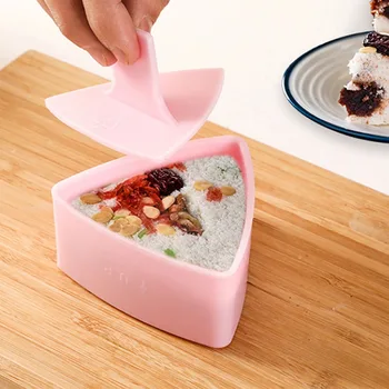 Trišalis Onigiri Sushi Ryžiai, Pelėsių, Paspauskite Maker 