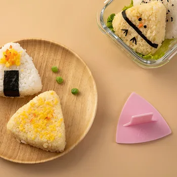 Trišalis Onigiri Sushi Ryžiai, Pelėsių, Paspauskite Maker 