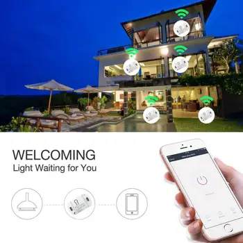 Tuya 10A Wifi Smart Switch Belaidžio Nuotolinio valdymo Jungiklis Laikmatis App Kontroliuoti Smart Home 