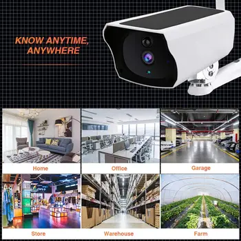 Tuya Smart Saulės Cam WiFi IP Kameros 1080P Lauko Įkrovimo Baterija Belaidžio Saugumo kamerų PIR Su 