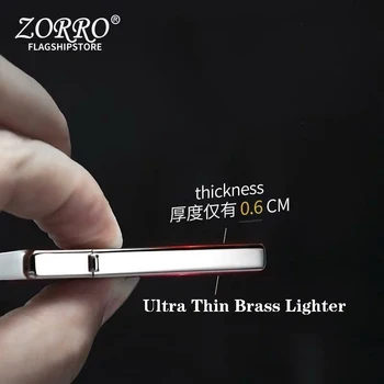 Ultra-plonas Gryno Vario Mini Nešiojamieji Zorro žibalas Lengvesni Titnagas Šlifavimo Ratas Uždegimo Vėjo Cigarečių Rūkymas Dalykėlių