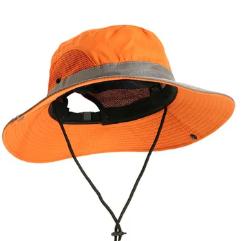 Unisex Mados Lauko Platus Briauna UV atspari Saulės apsauginius Greitai-džiovinimo Alpinizmo Kibirą Skrybėlės