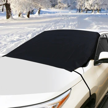Universalus Automobilio Priekinio Lango Stiklą Žiemos Sniego, Ledo Gabalėlis Saulės Pavėsyje Padengti Auto Priekinio Stiklo Sunshield ProtectorAccessories
